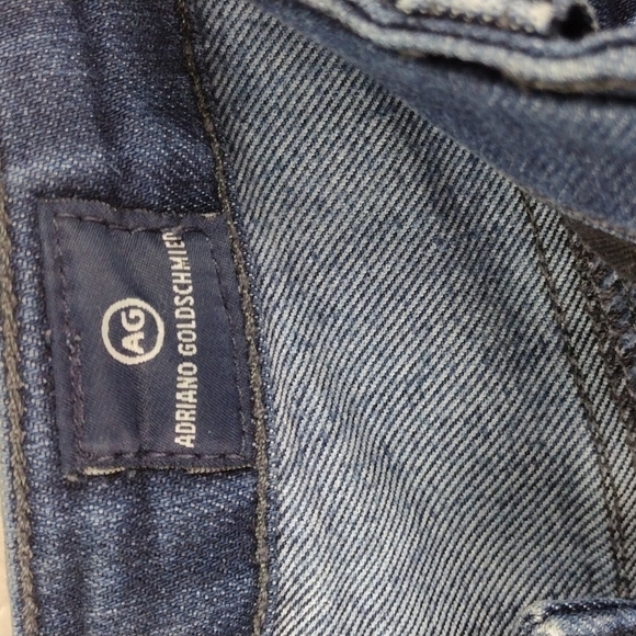 AG Adriano Goldschmied The Stilt Blue Dark Wash Cigarette Leg Ankle Jean - Picture 5 of 11